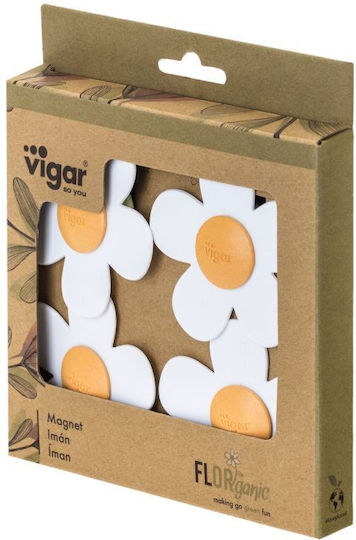 Vigar Florganic Dekorative Magnete 4 Stücke Vigar Florganic Dekorative Magnete 4 Stücke