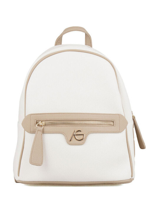 Ari Gorgio Women's Beige Backpack Bag