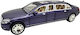 Mercedes-maybach Pullman Limousine Blue 1:24 Metal Replica Lights Sounds Functional Doors Hood Trunk
