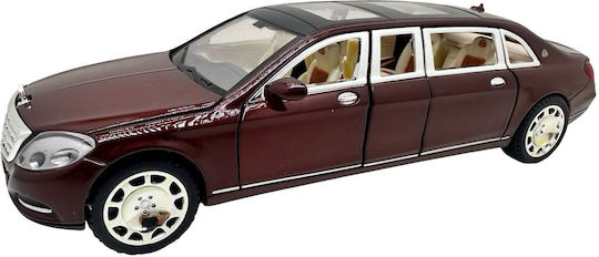 Mercedes-maybach Pullman Limousine 1:24 Metal Replica Lights Sounds Functional Doors Hood Trunk