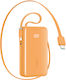 Joyroom JR-PR2 USB-C and Lightning Power Bank 10000mAh 35W with USB-C Port Orange
