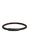 Borsari Men's Leather Bracelet