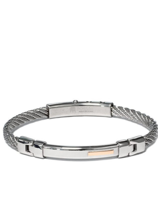 Borsari Herren Armband aus Stahl