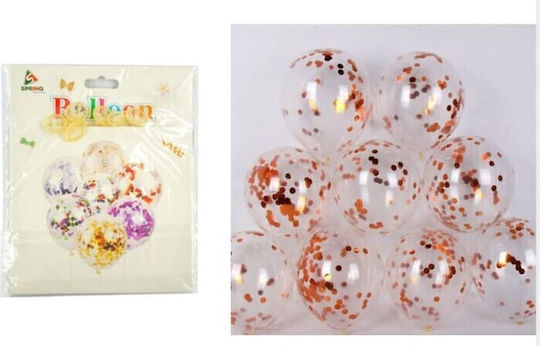 Set 6 Transparent Latex Balloons Party