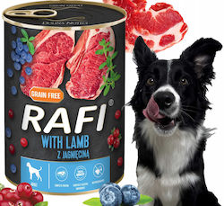Rafi Nasses Hundefutter Diät mit Lamm und Fleisch ohne Getreide 400g Rafi Nasses Hundefutter Diät mit Lamm und Fleisch ohne Getreide 400g
