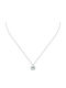 Trussardi Trussardi Halskette aus Silber Hellblau