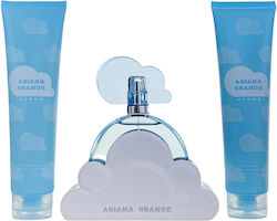 Set Ariana Grande Cloud Eau De Parfum Women 100 Ml + Cloud Hydrating Body Lotion 100 Ml + Cloud Body Wash Body 100 Ml