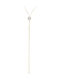 Loisir Necklace With Flower Design Made Of Gold Plated Steel