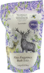 Woods Windsor Sare De Baie Naturală Reîntinerită Cu Miros De Lavandă 500 G