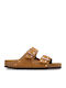 Rivet Flache Damen Anatomisch Sandalen Braun Schmale Passform
