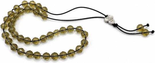Panora Worry Beads Made of Glass Length 30cm Yellow