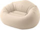Intex Φουσκωτή Πολυθρόνα Μπεζ 137x127cm
