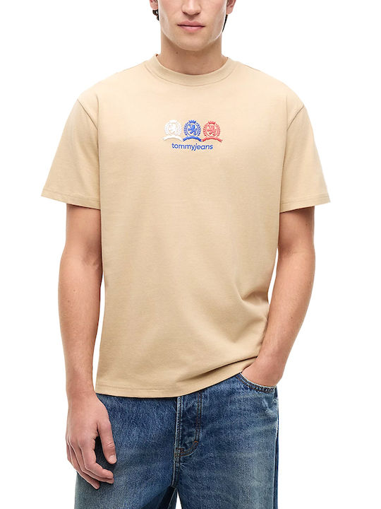 Tommy Hilfiger T-shirt Κοκκινο- Μπεζ- Μπλε