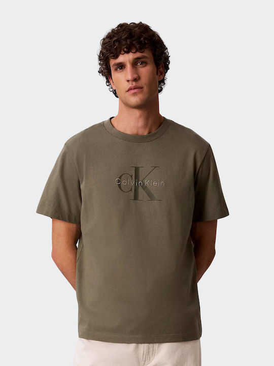 Calvin Klein Тениска Маслинено Зелен