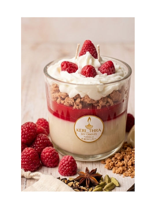 Gourmet Strawberry Cheesecake Plant Soy Candle 350ml Banana Greek Handmade