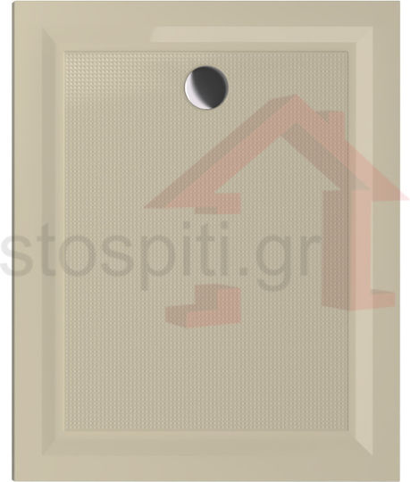 Sanitec Flat Classic Dus Acrilic 120x80cm