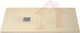Sanitec Flat Stone Ocra Acryl Duschen 140x80cm Grau