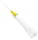 Synthetic Spiral Tassel Cap 85mm White Package 20 Pieces