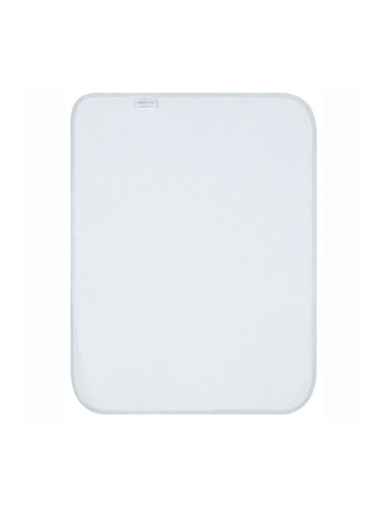 Baby Oliver Waterproof Burp Cloth White 50x70cm