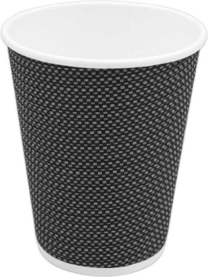 Ecocraft Еднократна Хартиена Сива Чаша 360ml 25бр