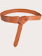 Elastic Women's Brown Belt
