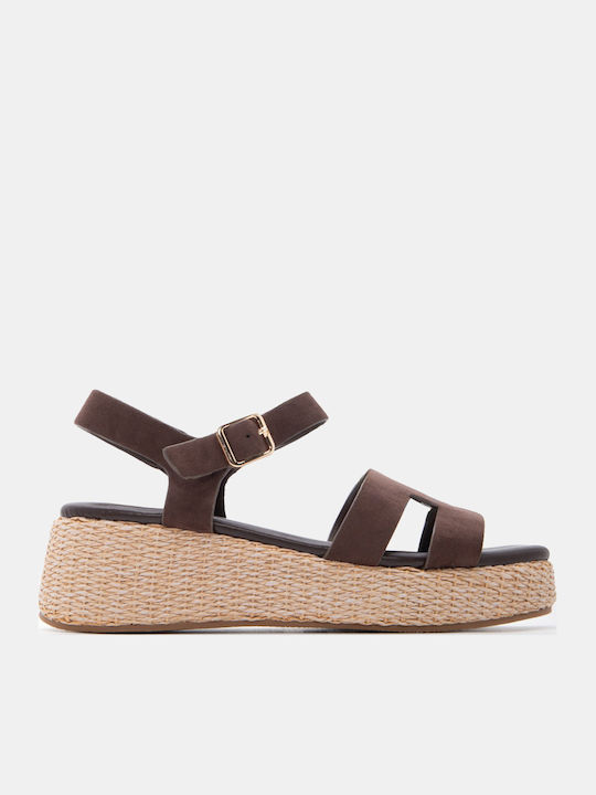 Luigi Summer Women's Platforms in Brown Espadri...