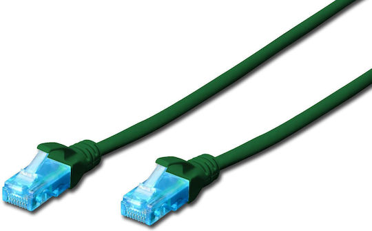 Patchcord Digitus Utp Cat 5e 1.5m Pvc Green