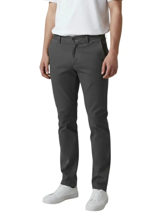 Guess Chino Trousers Elastic in Slim Fit Grey