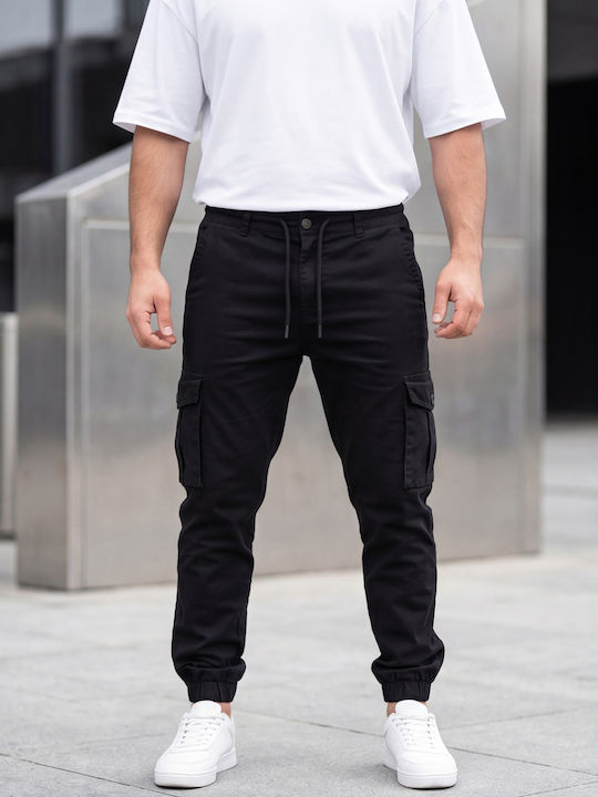 Παντελόνι Cargo Ελαστικό Black