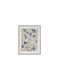 Printed Painting Wooden Frame Minimal Design 1 Vases Flowers 45x2.5x60cm