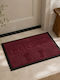 My Home Luxury Doormat Welcome Burgundy 40x60cm