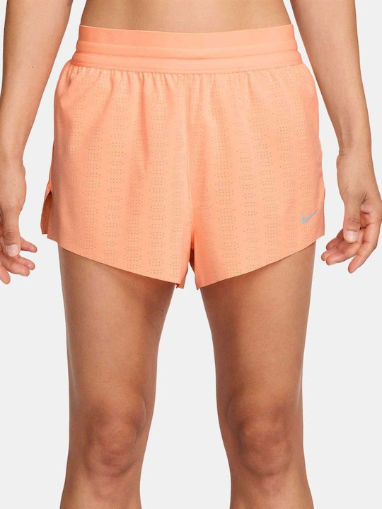 Nike Γυναικείο Αθλητικό Σορτς Dri-Fit Orange