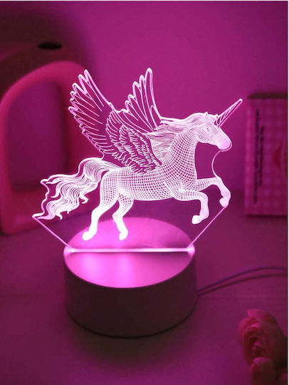 Markadoro Decorative LED Table Lamp 3D Illusion 3x3cm