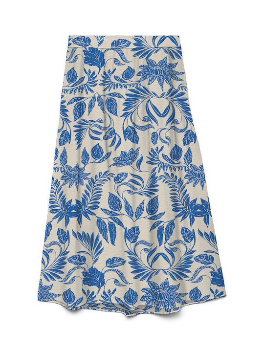 Vero Moda Leinen Hohe Taille Maxi Rock Birch Blake