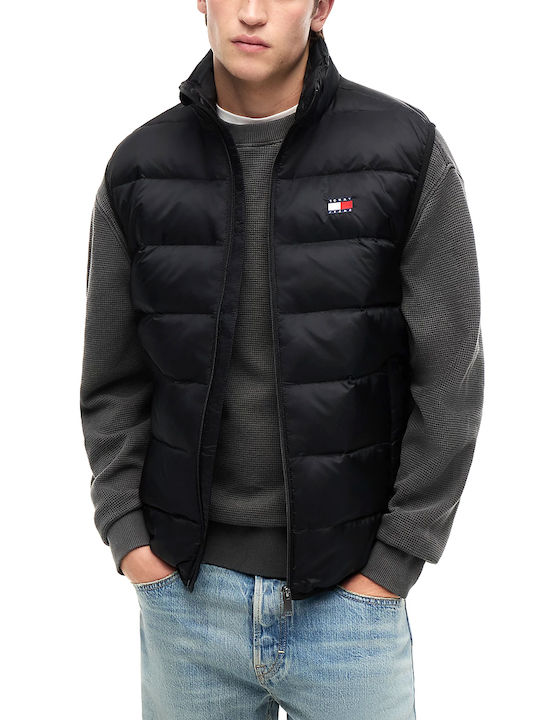 Sleeveless Denim Jacket Black