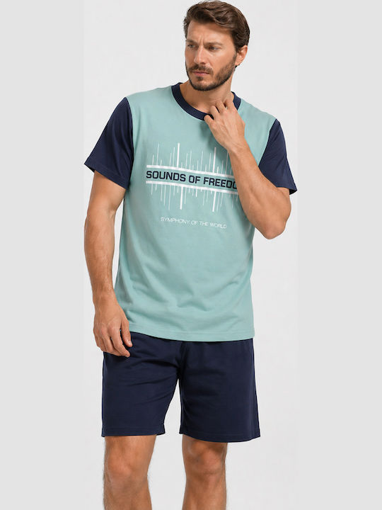 Lion Summer Men's Pyjama Mint