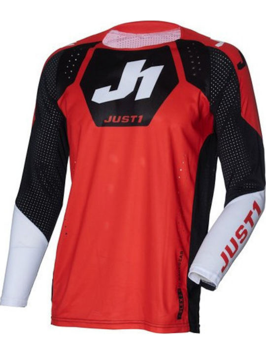 Μπλούζα Motocross Just1 J-flex 2.0 District Red Black White