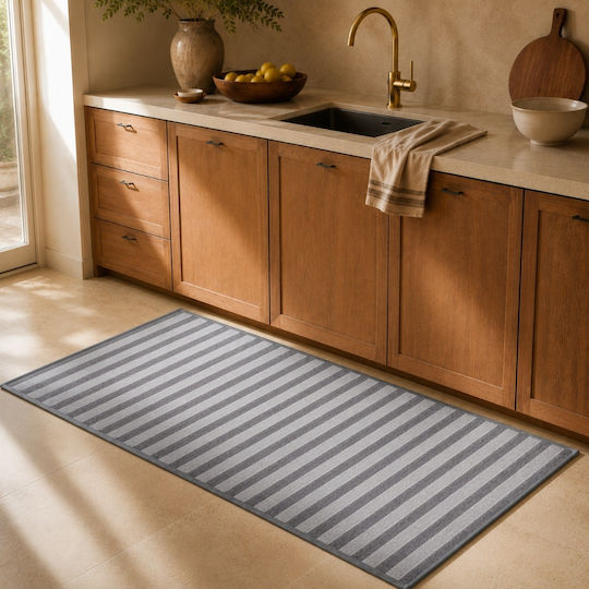 My Home Luxury Kitchen Runner Mat 60x180cm SO21-DGR Dark Gray