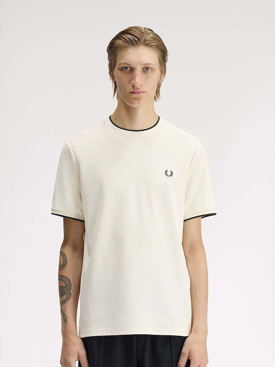Fred Perry T-shirt Μπεζ