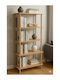 Bücherregal Braun 60x25x136cm