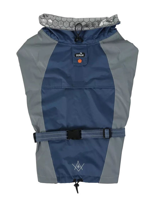 Zolux Zolux Hundemäntel Winddicht Blau mit Rückenlänge 55 cm