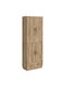 Wall Living Room Cabinet Made of Particle Board in Oak 66x34.5x92cm