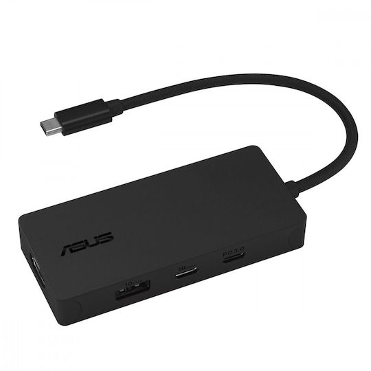 Asus USB-C Докинг Станция с HDMI 4K PD Черен (90XB0AIN-BDS010)