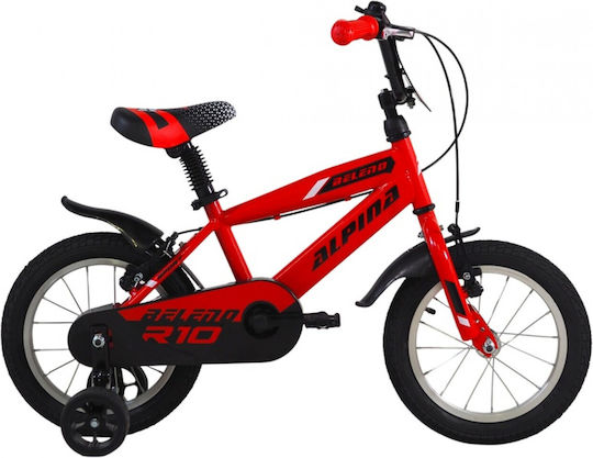 Alpina 18" Детско Колело BMX с Алуминиева Рамка Червено