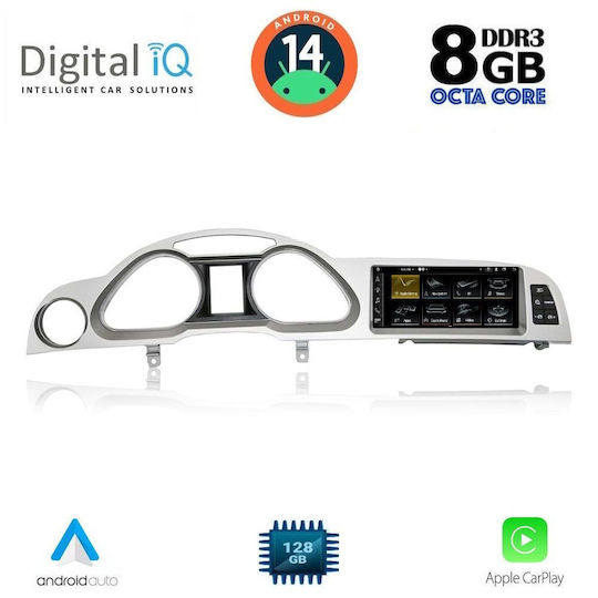 Digital IQ Car Audio System for Audi A6 2009-2011 with Bluetooth USB Wi-Fi GPS Apple CarPlay Touch Screen 8.8 Inches Digital IQ Top 18925 CPA