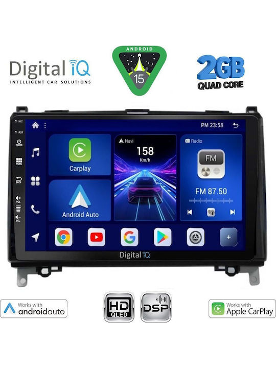 Digital IQ Car Audio System for Mercedes-Benz Sprinter Vito 2007-2020 with Touch Screen 9" Digital IQ BXC 3400 CPAA