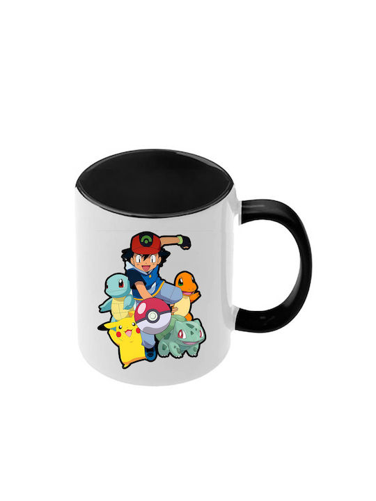 Κούπα Pokemon Μαύρη Λαβή Εσωτερικό