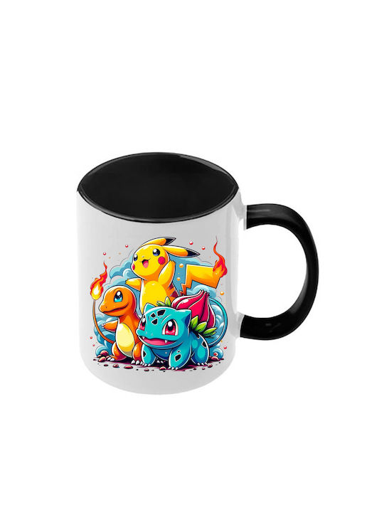 Κούπα Pokemon Μαύρη Λαβή Εσωτερικό