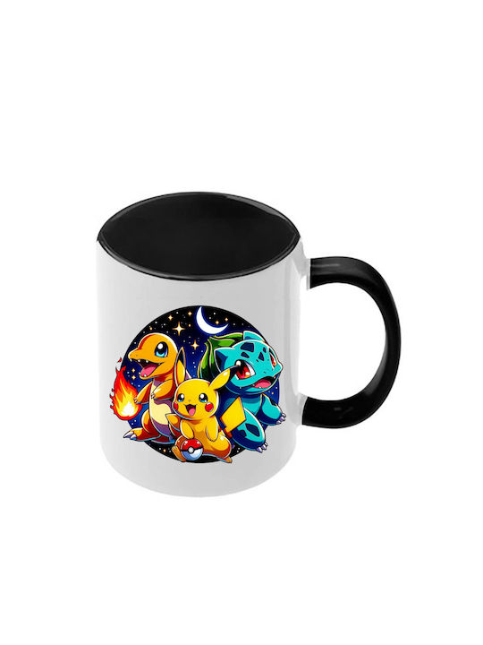 Κούπα Pokemon Μαύρη Λαβή Εσωτερικό
