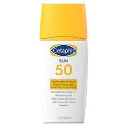 Cetaphil Sheer Mineral Față Lichid Protectie Solara (SPF) 50 50ml Cetaphil Sheer Mineral Față Lichid Protectie Solara (SPF) 50 50ml